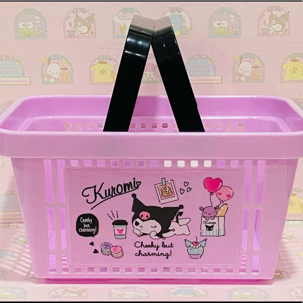 New✨Sanrio Kuromi Mini Shopping Basket